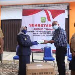 Plt Walikota Tanjungpinang Terima Bantuan 10.000 Masker Dari Yayasan BRRI