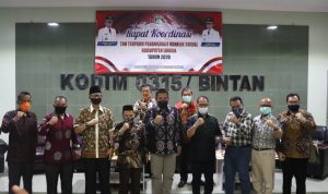 Pemkab Lingga Gelar Rakor Penanganan Konflik Sosial di Makodim 0315/Bintan