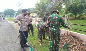 Pelaksanaan Gotong Royong Polres Natuna Bersama TNI Dalam Rangka Memperingati Hari Bhayangkara ke-74 Tahun 2020 Pelaksanaan Gotong Royong Polres Natuna Bersama TNI Dalam Rangka Memperingati Hari Bhayangkara ke-74 Tahun 2020