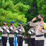 Dalam Rangka Hari Bhayangkara ke-74, Polres Bintan Gelar Upacara Ziarah ke Taman Makam Pahlawan
