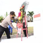 Polres Karimun Upacara Ziarah Taman Makam Pahlawan Dalam Rangka Hari Bhayangkara ke-74