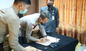 Penerimaan Anggota Polri T.A. 2020, Polres Bintan Teken Perjanjian Kerja Sama Dengan Sejumlah Instansi