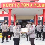Silaturrahmi Kapolres Karimun ke Mako Brimob Kompi 2 Bataliyon A Pelopor Polda Kepri dan Kompi Senapan B Yonif RK 136/TS