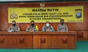 Polda Kepri Gelar Wasrik Rutin di Polres Tanjungpinang