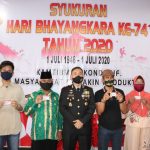 Upacara dan Syukuran Dalam Rangka Memperingati Hari Bhayangkara ke-74 di Polres Karimun