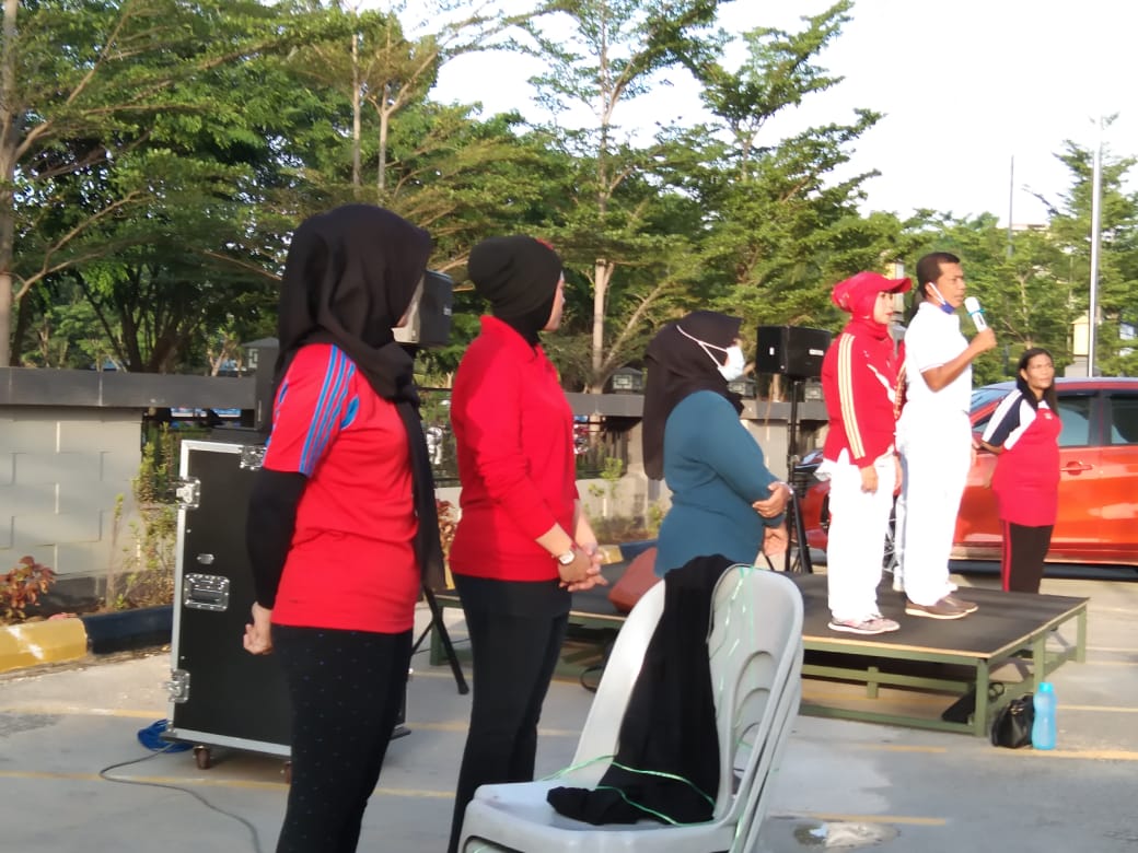 Hadapi Pandemik Covid-19, Kota Batam Menyelengarakan Rutinitas Senam Jantung Sehat