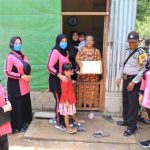 Bhakti Sosial Kepada Masyarakat Kurang Mampu oleh Bhayangkari Cabang Kepulauan Anambas di Desa Tiangau