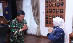 Lakukan Silaturahmi ke Lantamal IV Tanjungpinang, Rahma Ingin Perkuat Sinergitas