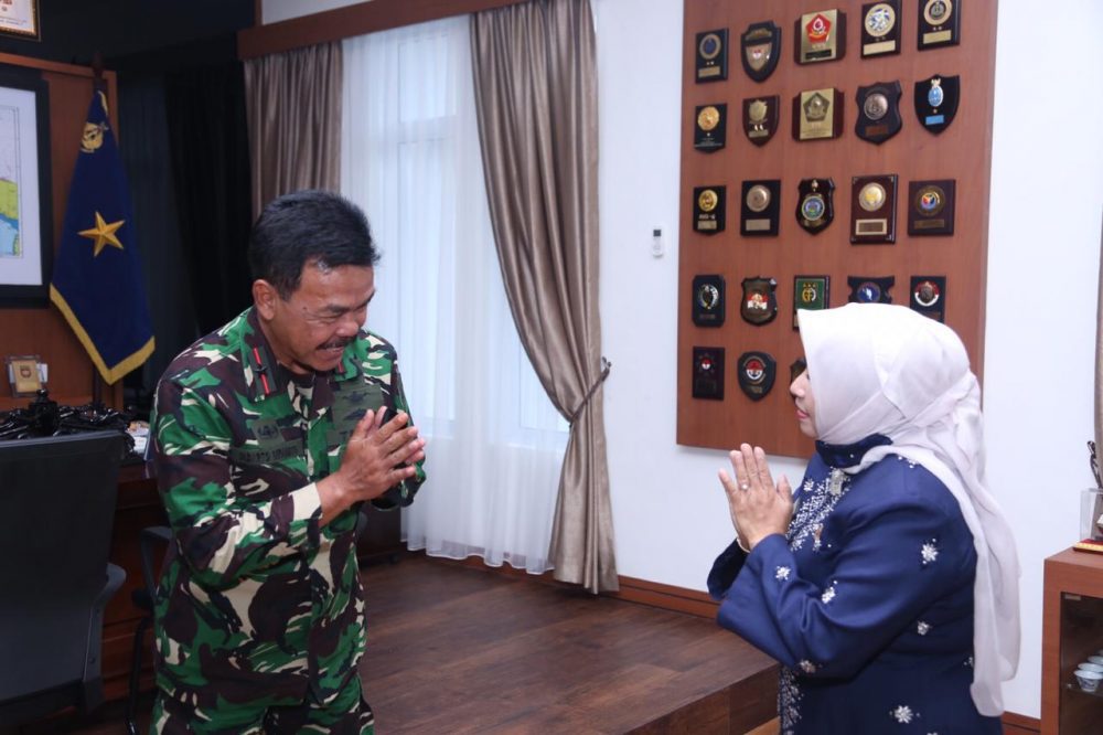 Lakukan Silaturahmi ke Lantamal IV Tanjungpinang, Rahma Ingin Perkuat Sinergitas