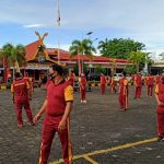 Tingkatkan Imun Tubuh, Personil Polres Tanjungpinang Laksanakan Senam dan Olahraga Bersama