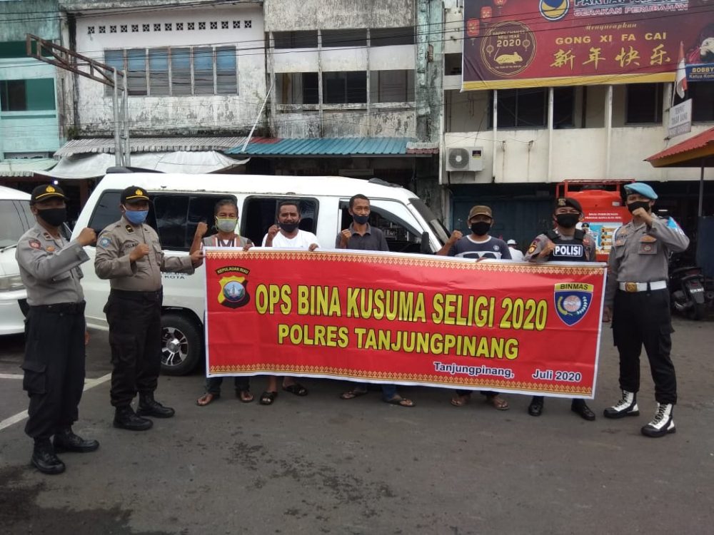 Adaptasi Kebiasaan Baru, Polres Tanjungpinang Sosialisasikan Protokol Kesehatan di Pasar Adaptasi Kebiasaan Baru, Polres Tanjungpinang Sosialisasikan Protokol Kesehatan di Pasar