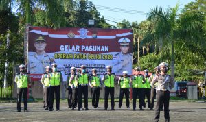 Apel Gelar Pasukan Operasi Patuh Seligi 2020 Polres Natuna, Guna Tingkatkan Kesadaran dan Kepatuhan Masyarakat Dalam Berkendara