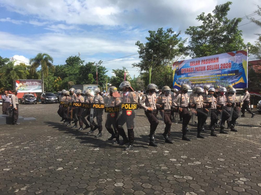 Jelang Pilkada 2020,Polres Tanjungpinang Tingkatkan Latihan Pengendalian Massa Jelang Pilkada 2020,Polres Tanjungpinang Tingkatkan Latihan Pengendalian Massa