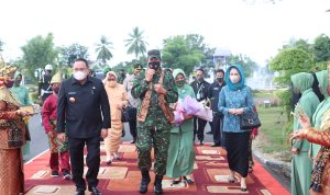 Bupati Muba Sambut Hangat Kunker Danrem 044 Gapo