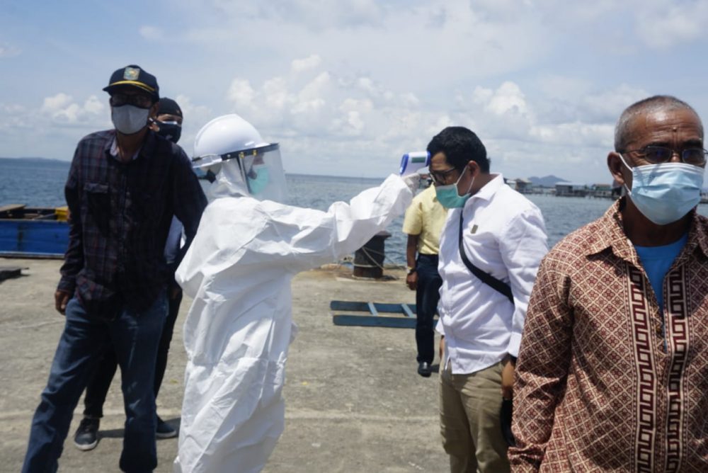 Unsur Pimpinan dan Anggota DPRD Natuna Sambangi Kota Apung Sedanau