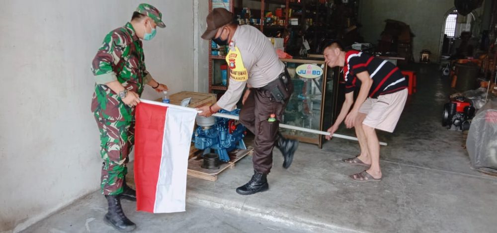 Selama Bulan Agustus, Kapolres Karimun Himbau Masyarakat Karimun untuk mengibarkan Bendera Sang Merah Putih