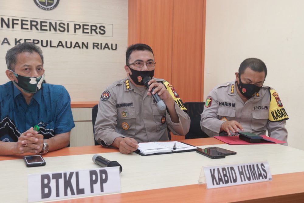 Konferensi Pers Penyampaian Hasil Pemeriksaan Swab Peserta Seleksi Penerimaan Calon Taruna Akpol Tahun 2020