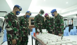 Lantamal IV Apel Khusus Gelar Sidak Tes Urine Narkoba
