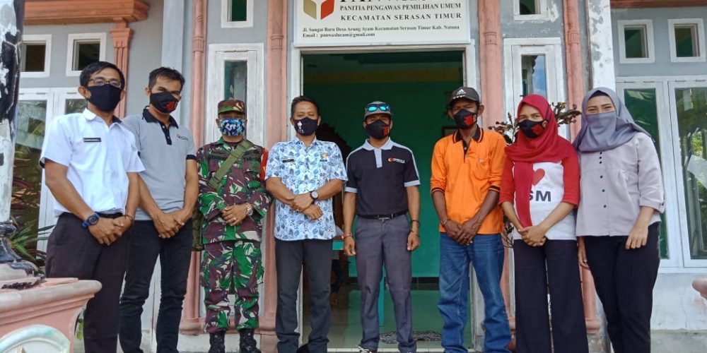 Babinsa Koramil 06/Serasan, Kodim Natuna Turut Upayakan Kesuksesan Pilkada 2020