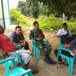Jajaran Kodim 0318/Natuna, Babinsa Koramil 06/Serasan Jalin Komsos