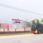 Armoured Water Cannon (AWC) Polres Karimun Kembali Diterjunkan Dalam Misi Operasi Kemanusiaan Aman Nusa II