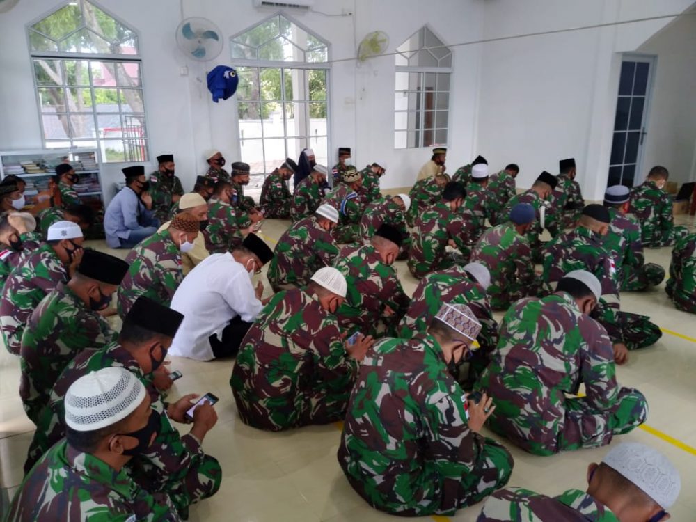 Lanal Karimun Gelar Dzikir dan Doa Bersama Dalam Rangka Peringatan HUT RI ke-75
