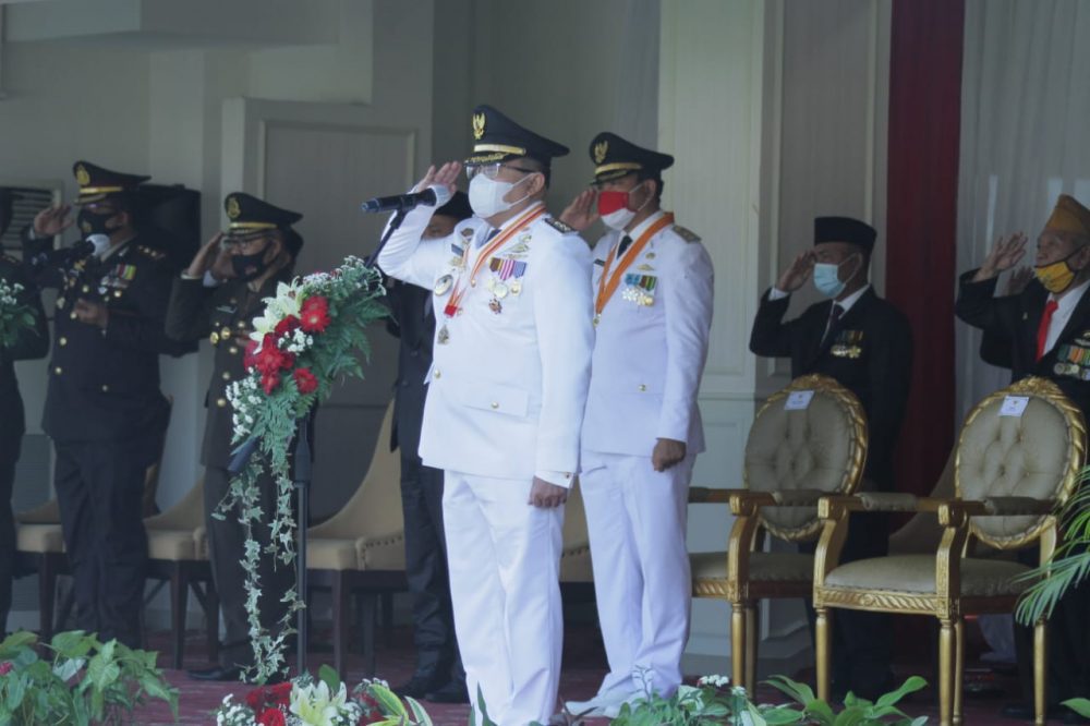 Bupati Muba Pimpin Upacara HUT RI ke-75 Dengan Khidmat dan Terapkan Protokes