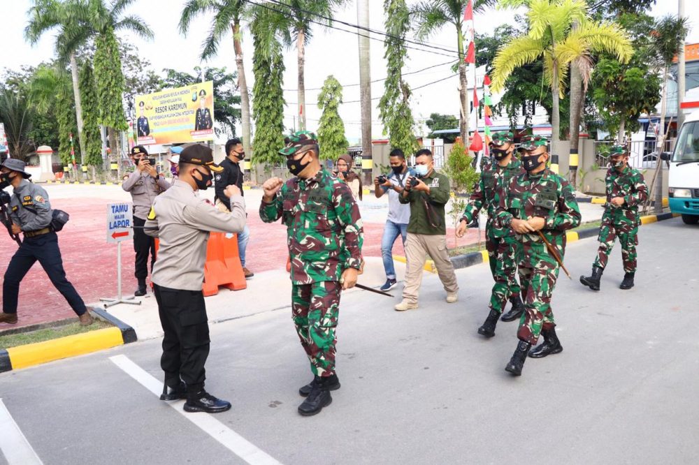 Kapolres Karimun sambut kunjungan Silaturahmi Pangdam I/BB di Polres Karimun Kapolres Karimun sambut kunjungan Silaturahmi Pangdam I/BB di Polres Karimun