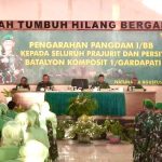 Pangdam I/BB Mayjen TNI Irwansyah, Sambangi  Batalyon Komposit 1/ Gardapati