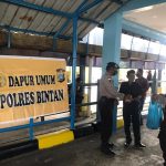 Dapur Umum Sat Polairud Polres Bintan Bagikan Makanan Kepada Masyarakat