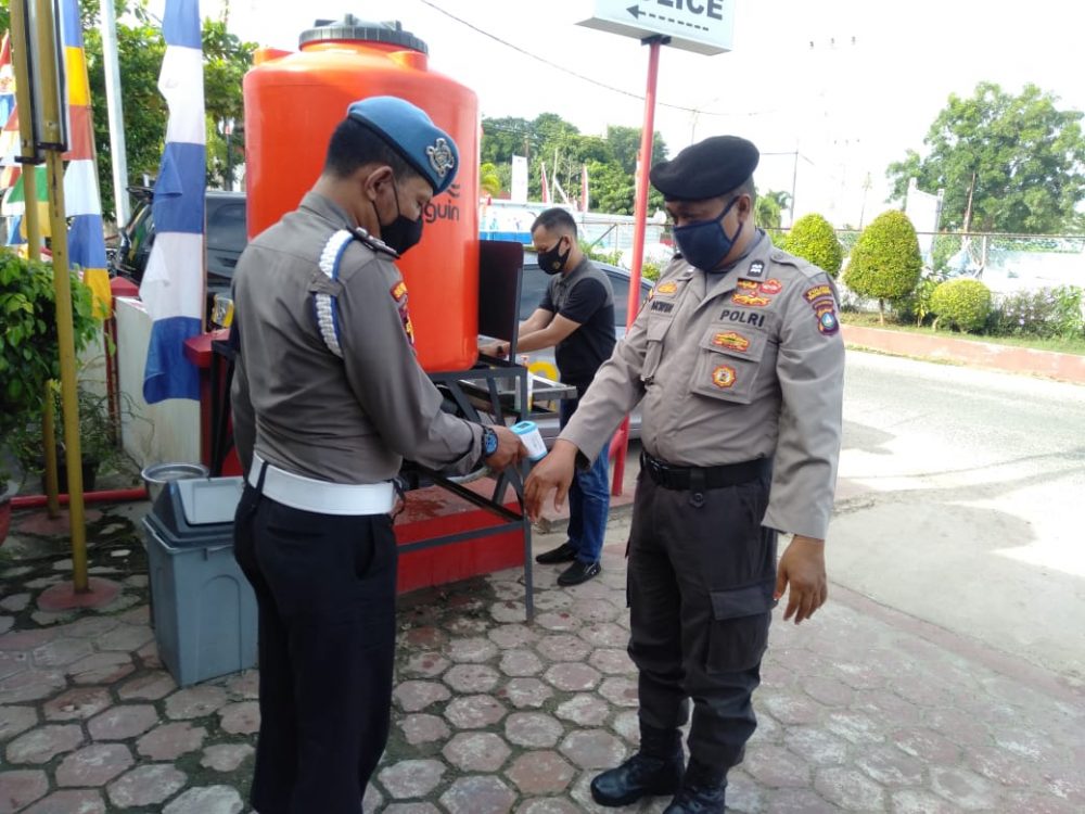 Polsek KKP SBP Laksanakan Pengawasan Penerapan Protokol Kesehatan Guna Antisipasi dan Cegah Penyebaran Covid-19