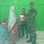 Babinsa Koramil 06/Serasan Sertu Parsimin, Turut Awasi Penyaluran BST Kecamatan Serasan Babinsa Koramil 06/Serasan Sertu Parsimin, Turut Awasi Penyaluran BST Kecamatan Serasan