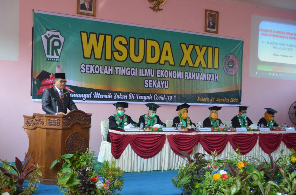 Staf Ahli Bupati, H. Ibnu Sa’ad Hadiri Wisuda XXII STIER Sekayu