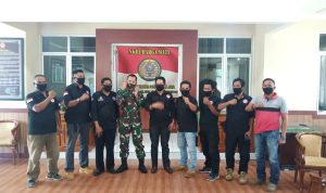 Danrem 045/Gaya Brigjen TNI M. Jangkung, SIP, Tr (Han) Terima Kunjungan Pengurus FPII Setwil Babel