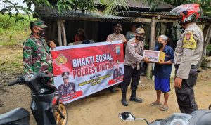 Peduli Covid-19, Polres Bintan dan jajaran Gencar laksanakan Bakti Sosial Dan Buka Dapur Umum