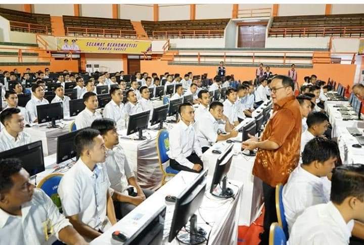 571 Peserta CPNS Muba Tes SKB di Kanwil BKN VII Palembang
