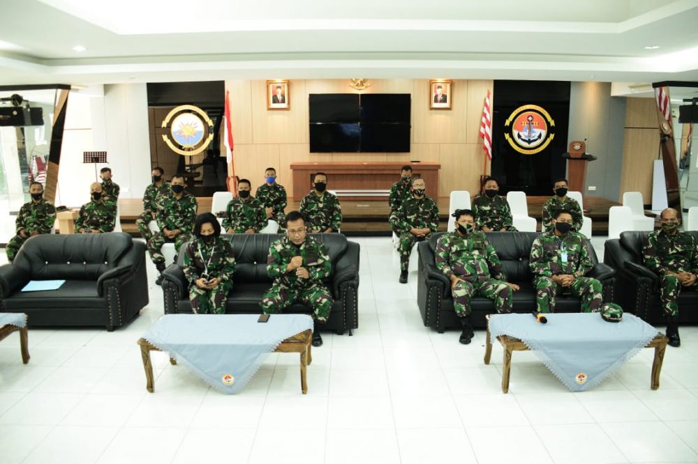 Pangkoarmada I Melalui Vicon Laksanakan Entry Briefing Pangkoarmada I Melalui Vicon Laksanakan Entry Briefing