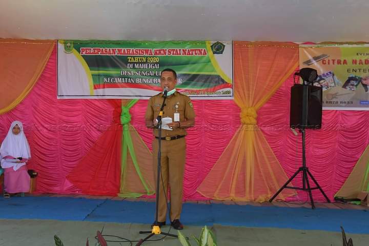 Mewakili Bupati, Asisten Pemerintahan Budi Darma Lepas Mahasiswa STAI Natuna
