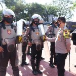 Pilkada 2020 Semakin Dekat, Polres Karimun Gelar Simulasi Pengamanan Unras Anarkis