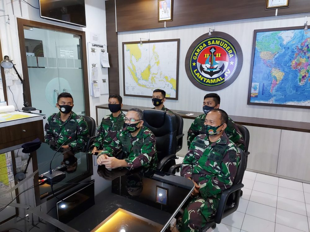 Kadiskum Lantamal IV Ikuti Acara Webinar Pencegahan dan Penanganan Pencemaran di Laut