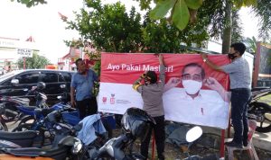 Cegah Penyebaran Covid-19, Polsek Pelabuhan Sri Bintan Pura Pasang Spanduk “Ayo Pakai Masker” Cegah Penyebaran Covid-19, Polsek Pelabuhan Sri Bintan Pura Pasang Spanduk “Ayo Pakai Masker”