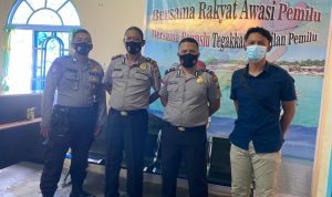 Operasi Mantap Praja Polres Kepulauan Anambas Amankan Kantor KPU dan Bawaslu Anambas