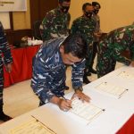 Danlantamal IV Tandatangani PKS Perbantuan TNI Kepada Polri