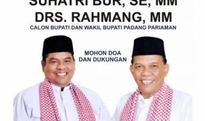 Bacalon Bupati Padang Pariaman Suhatri Bur-Rahmang Daftar ke KPU