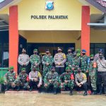 Koramil 07/Palmatak Kunjungi Mapolsek, Sinergi Amankan Pilkada Serentak 2020