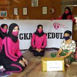 Bhakti Sosial Bhayangkari Cabang Kepulauan Anambas Dalam Rangka Hari Kesatuan Gerak Bhayangkari ke -68 di Desa Tarempa Timur