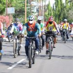 Rayakan HAORNAS, Bupati Muba Gowes dari Rumah ke Stable
