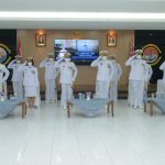 Danlantamal IV Melalui Virtual Ikuti Upacara HUT ke-75 TNI AL