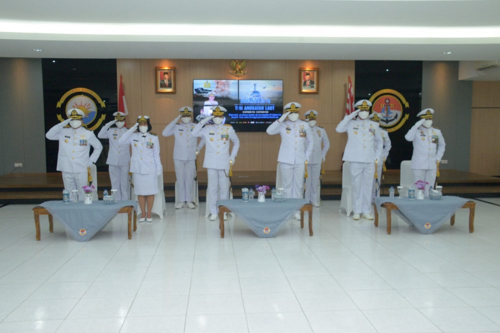Danlantamal IV Melalui Virtual Ikuti Upacara HUT ke-75 TNI AL Danlantamal IV Melalui Virtual Ikuti Upacara HUT ke-75 TNI AL