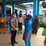 Bersama Tim Gugus Tugas, Babinsa Koramil 06/Serasan Terapkan Protokol Kesehatan Pada Kegiatan Reses Ansar